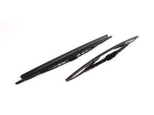 ES#1892178 - 3A1955427 - Wiper Blade Set - With Wind Spoiler - Genuine VW/Audi Original Equipment - Assembled By ECS - Volkswagen