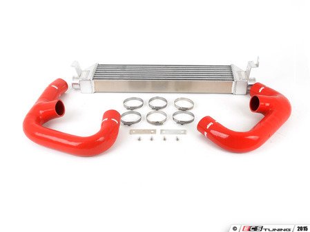 ES#2960122 - FMINTMK7RD - Twintercooler - Red Hoses - (NO LONGER AVAILABLE) - Decrease heatsoak with this front mount intercooler - Forge - 
