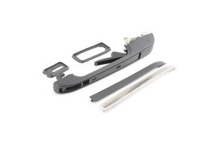 ES#2874255 - 193839205 - Rear Door Handle - Left - Comes with both satin black and chrome trim inlays - Febi - Volkswagen
