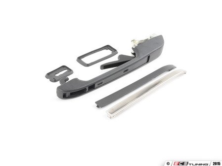 ES#2874255 - 193839205 - Rear Door Handle - Left - Comes with both satin black and chrome trim inlays - Febi - Volkswagen