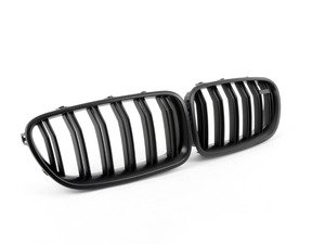 ES#2827004 - BM01-F1014M-B - Blackout Competition Grille Set - Matte Black - (NO LONGER AVAILABLE) - Add style and individuality to your 5 Series in minutes! - ECS - 