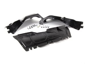 ES#259695 - 1J0825006 - Weather Protection Package - Stage 1 - Includes a replacement belly pan, engine side covers, and all necessary hardware! - Genuine Volkswagen Audi - Volkswagen