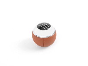 ES#47379 - 25117571065 - MINI Gear Shift Knob 5 Speed Sidewalk Edition "Malt Brown" - Upgrade your shift knob and add some color - Genuine MINI - MINI