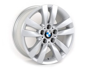 ES#2535497 - 36116775599KT - 17" Double Spoke Style 161 Wheels - Square Set Of Four - 17x8 ET34 72.6mm CB - Genuine BMW - BMW