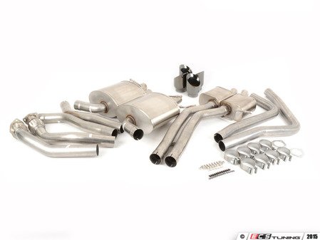 ES#2960296 - 14544BLK - RSC Cat-Back Exhaust System - (NO LONGER AVAILABLE) - 2.5" Stainless steel with quad 3.5" black tips - Corsa - 
