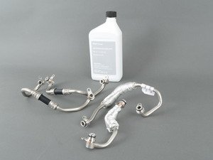 ES#3675533 - 11537558900KT1 - Turbo Coolant Line Kit  - Includes all four coolant lines and 1 Gallon of Genuine BMW coolant. - Genuine BMW - BMW