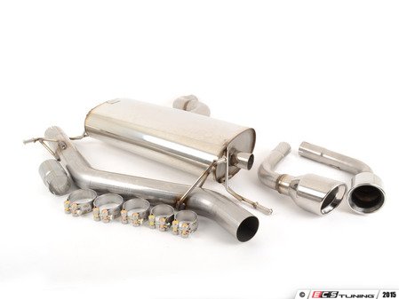 ES#2827384 - SSXAU258 - Cat-Back Exhaust System - non-Resonated - 2.75" stainless steel with dual 100mm Jet style polished tips - Milltek Sport - Audi