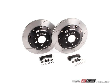 ES#2405 - MK4TTS1RVKSLT - ECS Stage I Rear Upgrade Kit, Slotted & Zinc Plated (308x22) - (NO LONGER AVAILABLE) - Bolt-on complete kit, Does not include pads - ECS - 