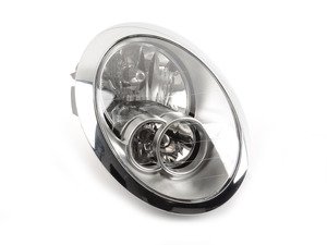 ES#173019 - 63127198734 - Headlight Assembly - Right - Mounts to the front hood section - Genuine MINI - MINI