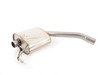 ES#2827553 - SSXAU436 - Cat-Back Exhaust System - Resonated - 2.76" stainless steel with dual GT100 black Cerakote tips - Milltek Sport - Audi