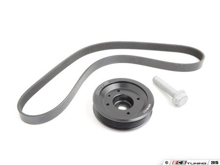 ES#2862938 - CTSHW00993 - Crank Pulley Kit - Includes Crank Pulley, Bolt, and Shorter Belt - CTS - Volkswagen