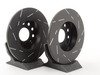 ES#522681 - USR1284 - Rear Slotted Brake Rotors - Pair (260x12) - Featuring Ultimax Sport Rotor Kit - EBC - Audi Volkswagen