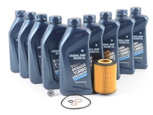 ES#2855080 - 11427511161KT - Genuine BMW Oil Change Kit / Inspection I - Everything needed for an oil service including Genuine BMW M Twin Power Turbo oil - Genuine BMW - BMW