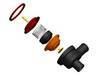 ES#8818 - DV100001 - Billet R1 Diverter Valve - Priced Each - Less maintenance, more boost - APR - Audi Volkswagen Porsche