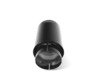 ES#2986535 - 006555ecs04a02KT - ECS UNIVERSAL Swivel Exhaust Tips - 3.5" Black Chrome - Pair - Stainless Steel exhaust tips featuring swivel attachments for maximum adjustability. 2.5" Swivel Inlet / 3.5" Double Wall, Slant Cut Outlet - ECS - Audi BMW Volkswagen Mercedes Benz MINI Porsche
