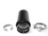 ES#2986535 - 006555ecs04a02KT - ECS UNIVERSAL Swivel Exhaust Tips - 3.5" Black Chrome - Pair - Stainless Steel exhaust tips featuring swivel attachments for maximum adjustability. 2.5" Swivel Inlet / 3.5" Double Wall, Slant Cut Outlet - ECS - Audi BMW Volkswagen Mercedes Benz MINI Porsche