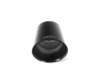 ES#2986537 - 003358ecs03a02KT - ECS UNIVERSAL Swivel Exhaust Tips - 4.0" Black Chrome - Pair - Stainless Steel exhaust tips featuring swivel attachments for maximum adjustability. 2.5" Swivel Inlet / 4.0" Double Wall, Slant Cut Outlet - ECS - Audi BMW Volkswagen Mercedes Benz MINI Porsche