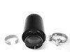 ES#2986537 - 003358ecs03a02KT - ECS UNIVERSAL Swivel Exhaust Tips - 4.0" Black Chrome - Pair - Stainless Steel exhaust tips featuring swivel attachments for maximum adjustability. 2.5" Swivel Inlet / 4.0" Double Wall, Slant Cut Outlet - ECS - Audi BMW Volkswagen Mercedes Benz MINI Porsche