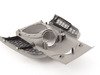 ES#2147342 - 958552189014U0 - Upper Center Dashboard Trim - Platinum Grey - For vehicles with compass, clock, or chronograph - Genuine Porsche - Porsche