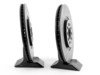 ES#522237 - GD930 - Front Dimpled & Slotted Brake Rotors - Pair (312x25) - Upgrade to a slotted / dimpled rotor for improved braking - EBC - Audi Volkswagen