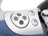 ES#52620 - 32306770329 - Three Spoke Steering Wheel - Blue/Gray Leather - Blue / gray interior section & blue leather exterior : checkmate edition - Genuine MINI - MINI