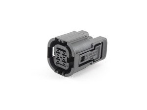 ES#1753602 - 2105407481 - Plug Socket - Four (4) Pin - For Servomotor On Headlight Range Adjuster - Genuine Mercedes Benz - Mercedes Benz