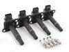 ES#2561328 - 06B905115E3KT -  Ignition Service Kit - Includes four Hamburg-Technic coil packs and four NGK platinum spark plugs - Assembled By ECS - Audi Volkswagen