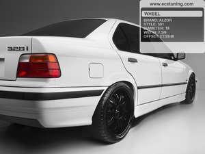 ES#2712967 - 501-31 - 18" Clutch Wheels - Staggered Set Of Four - (NO LONGER AVAILABLE) - 18x7.5" ET35/18x9" ET40 72.6CB 5x120. Satin black. - HD Tuning - 