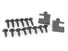 ES#2523756 - 54342758526 - Mounting Trim Kit - Hardware kit for the convertible trim molding - Genuine MINI - MINI