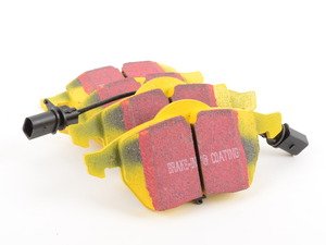 ES#520720 - DP41114R - YellowStuff Performance Brake Pads - Square Sensor - EBC's premium sport street pad that offers high friction levels and heat fade resistance - EBC - Audi Volkswagen