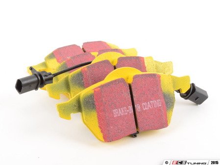 ES#520720 - DP41114R - YellowStuff Performance Brake Pads - Square Sensor - EBC's premium sport street pad that offers high friction levels and heat fade resistance - EBC - Audi Volkswagen