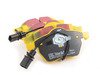 ES#520720 - DP41114R - YellowStuff Performance Brake Pads - Square Sensor - EBC's premium sport street pad that offers high friction levels and heat fade resistance - EBC - Audi Volkswagen