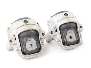 ES#3970269 - 8R0198381N - Engine Mount Kit - Eliminate excessive engine vibrations with new engine mounts and plates - Meyle - Audi