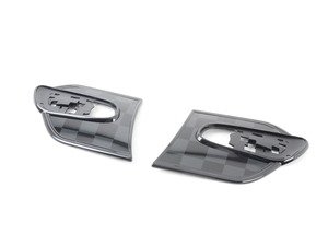 ES#2715118 - 51142352625 - Side Scuttle Set - Checkered Gray - Unique MINI design that attaches to the side corner panel - Genuine MINI - MINI