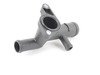 ES#2813010 - 06A121132Q - Coolant Flange - Located on the driver side of the cylinder head, this pipe contains the coolant tempature sensor - Hamburg Tech - Audi Volkswagen