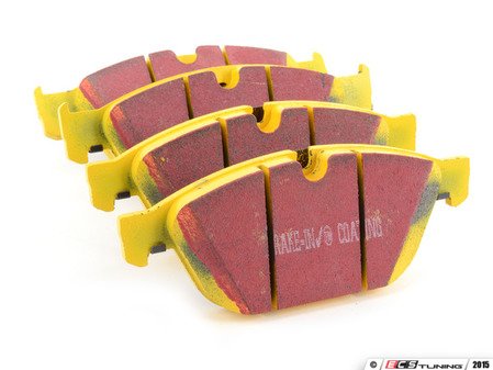 ES#2621762 - DP42087R - Front YellowStuff Performance Brake Pad Set - EBC's premium sport street pad that offers high friction levels and heat fade resistance - EBC - Audi