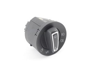 ES#2855250 - 5gm941431c - Standard European Headlight Switch - Chrome Trim - Adds parking lights with front fogs as well as rear fog option - Bremmen Parts - Volkswagen