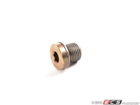 ES#4137080 - PCG90414201 - Air Suspension Pressure Valve Screw Plug - Includes washer - Genuine Porsche - Porsche