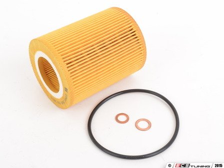 ES#2873754 - 11427512300 - Oil Filter Kit - Includes filter, O-ring, and copper washer. - Febi - BMW