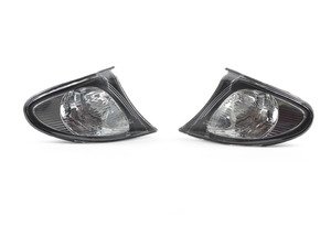 ES#2808236 - 4441511PXUE2 - Clear w/ black housing Corner Assembly - Pair  - (NO LONGER AVAILABLE) - Direct replacements for the stock amber corner lights - Depo - 