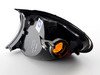 ES#2952089 - 63137165860 - E46 Front Turn Signal Assembly - Right - Smoke ring around a amber center side marker - TYC - BMW