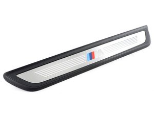 ES#2584366 - 51478053575 - F06 Front outer door sill - priced each - ///M logo door sill, fits left or right side - Genuine BMW - BMW