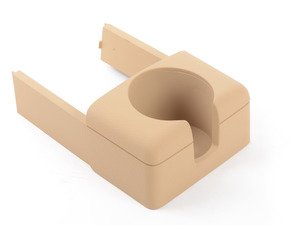 ES#2966717 - 1J0862533H7R3 - Rear Cup Holder - Pure Beige - Late style single rear cup holder - Genuine Volkswagen Audi - Volkswagen