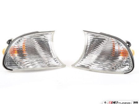 ES#2808221 - 4441507PAQC - Clear Corner Assembly - Pair - Direct replacements for the stock amber corner lights - Depo - BMW