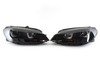 ES#2966523 - 83027 - Projector Headlight Set - Blackout - (NO LONGER AVAILABLE) - With dual LED light bars - JOM - 