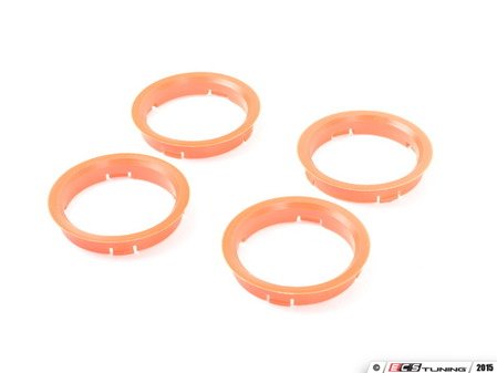 ES#2695642 - AP741666KT - 74.1-66.6 Hub Centric Rings - Set Of Four - Plastic 74.1mm to 66.6mm hub centric rings for proper wheel fitment - ECS - Audi