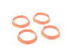 ES#2695642 - AP741666KT - 74.1-66.6 Hub Centric Rings - Set Of Four - Plastic 74.1mm to 66.6mm hub centric rings for proper wheel fitment - ECS - Audi