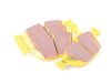 ES#517872 - DP41035R -  YellowStuff Performance Brake Pad Set - EBC's premium sport street pad that offers high friction levels and heat fade resistance - EBC - Audi BMW Volkswagen Mercedes Benz