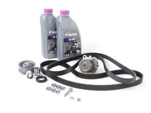 ES#1876845 - 06F198002B7 - Timing Belt Kit - Ultimate Plus  - Includes coolant, belts, waterpump, rollers & tensioner, and DIY install PDF - Assembled By ECS - Audi
