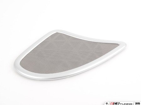 ES#112241 - 51437120179 - Rear Speaker Grille Cover Matt Chrome - Left - Mounts to the rear panel over the speaker - Genuine MINI - MINI